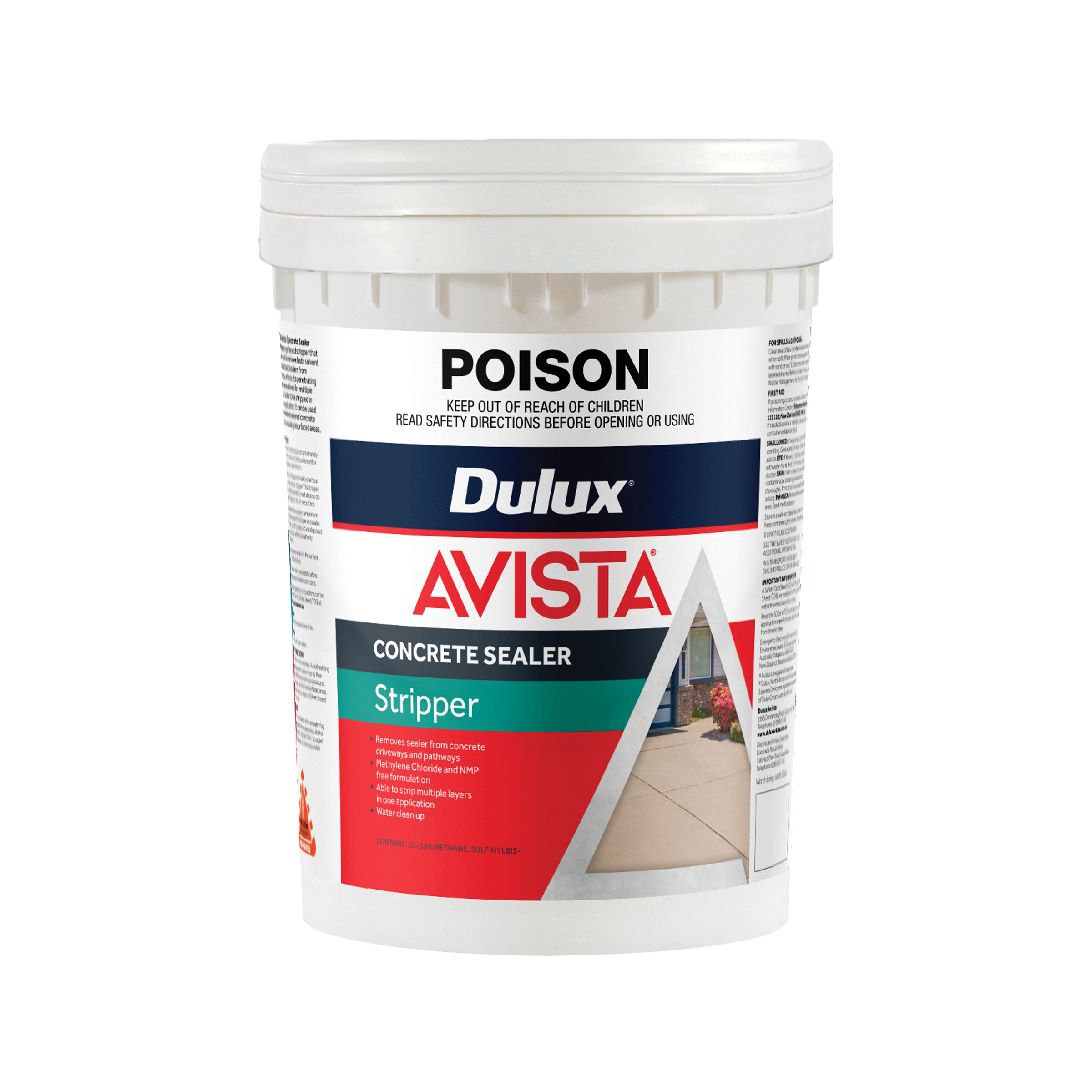 Dulux Avista_Concrete Sealer Stripper_PlasticPail_20kg_v2